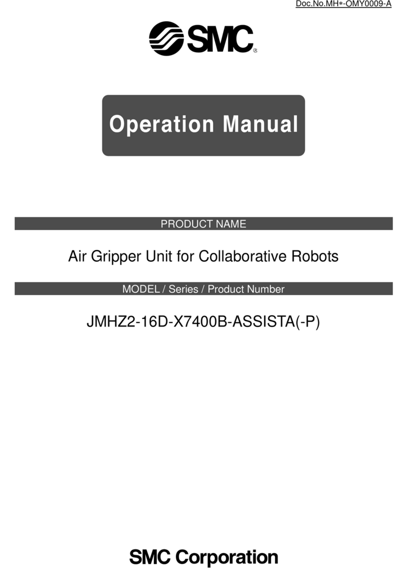 SMC Networks JMHZ2-16D-X7400B-ASSISTA Operation manual SMC Networks JMHZ2-16D-X7400B-ASSISTA Operation manual