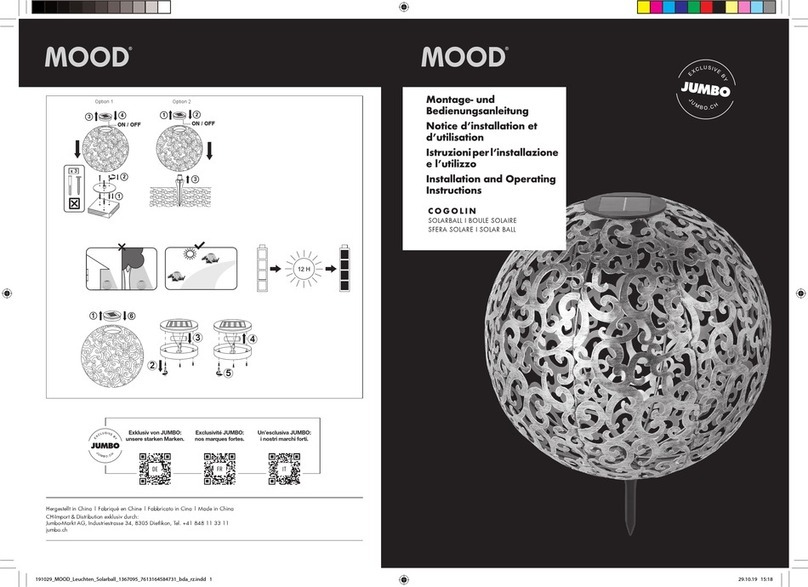 MOOD COGOLIN User manual