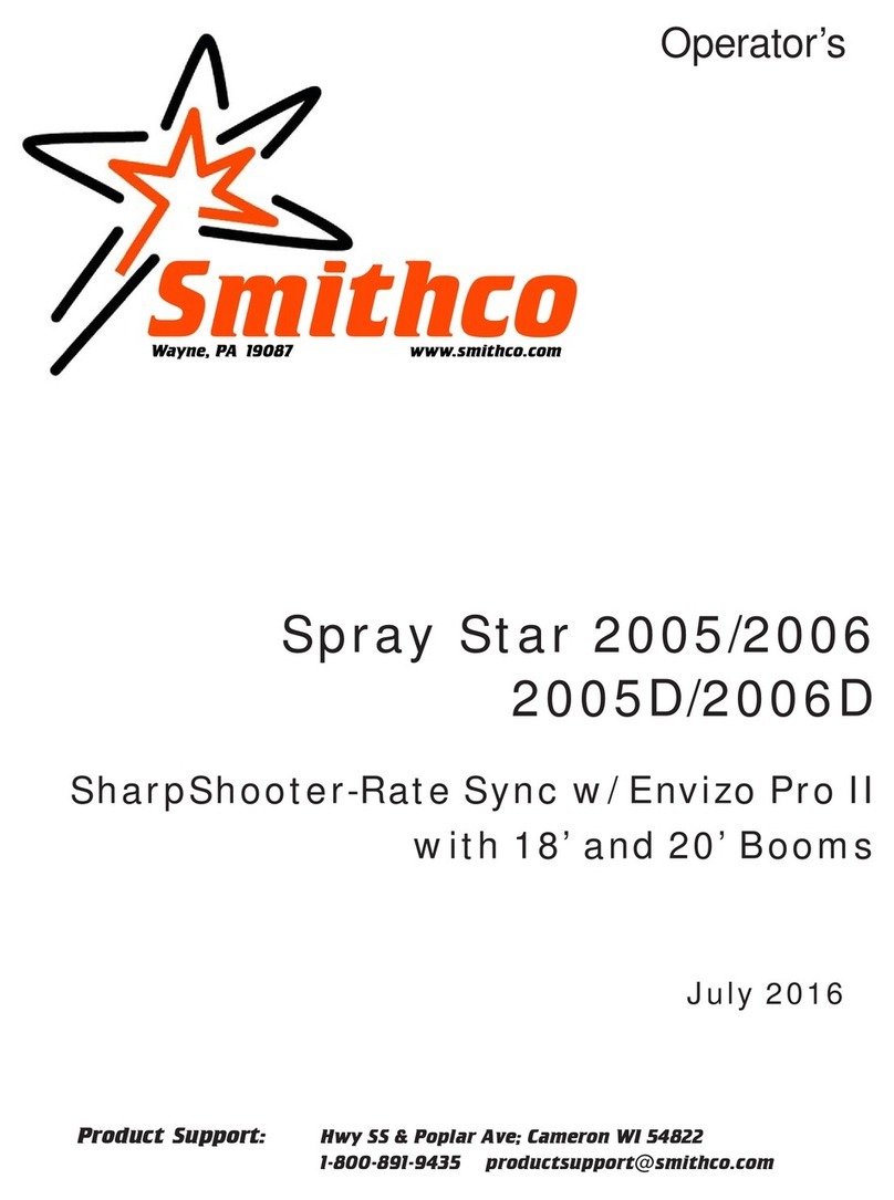Smithco Spray Star 2005 Operator's