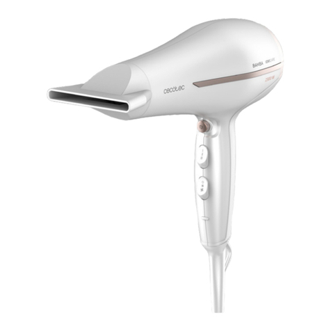 cecotec Bamba IoniCare 5200 Aura User manual cecotec Bamba IoniCare 5200 Aura User manual