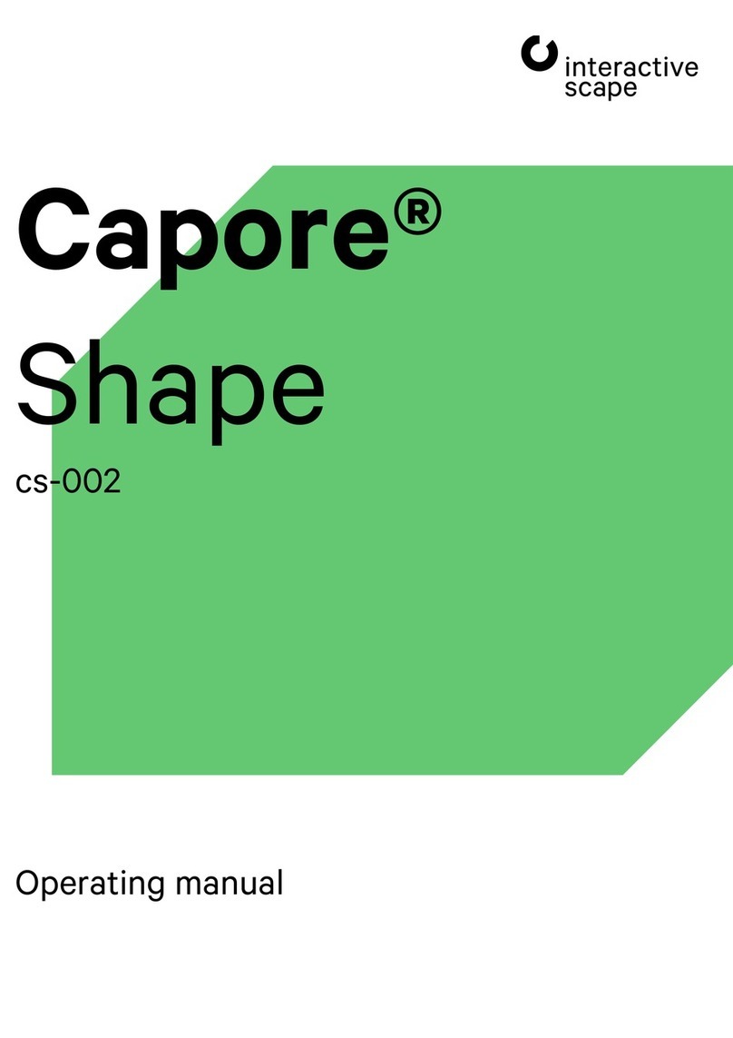 interactive scape Capore Shape User manual