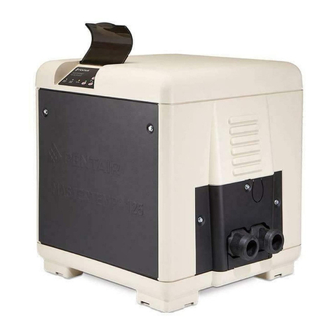Pentair MASTERTEMP 125 Installation and user guide