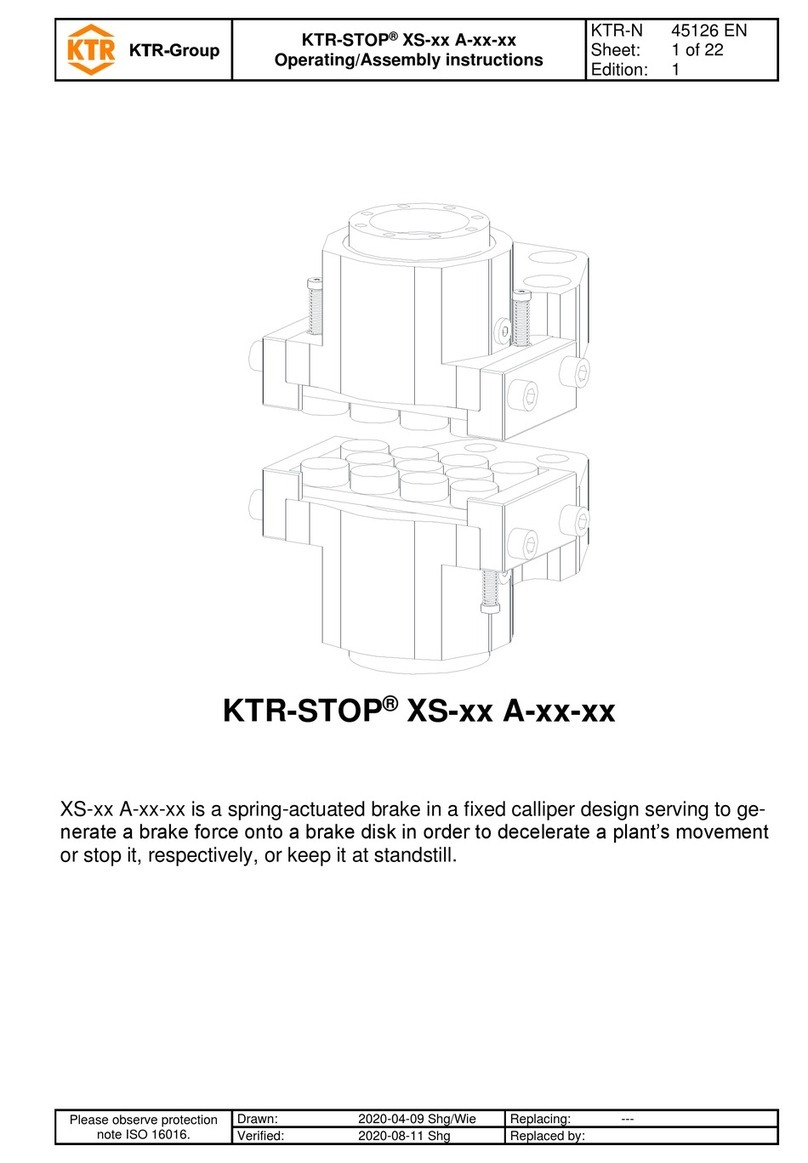 KTR-Group KTR-STOP XS A Series Manual KTR-Group KTR-STOP XS A Series Manual