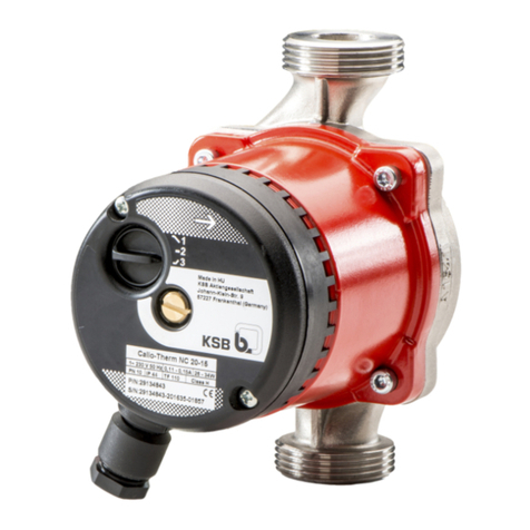 KSB Calio-Therm NC Installation instructions
