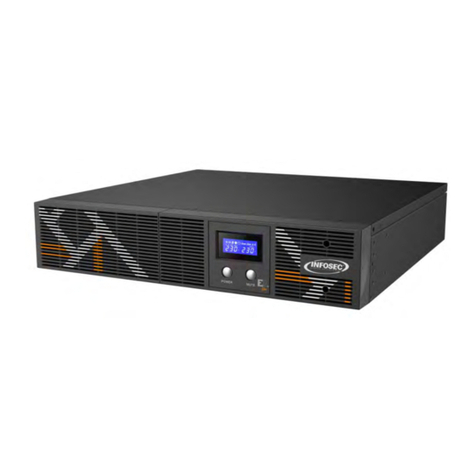 INFOSEC UPS SYSTEM E3 Live RT Series User manual