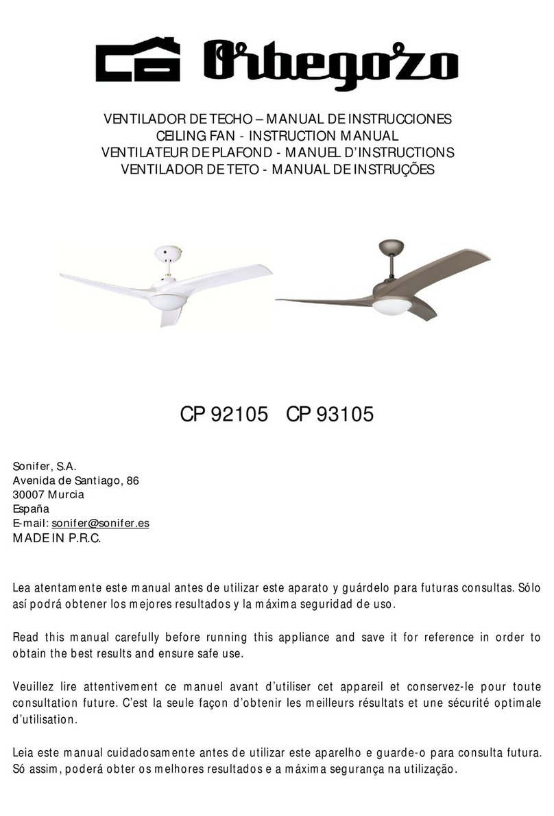 Orbegozo CP 92105 User manual