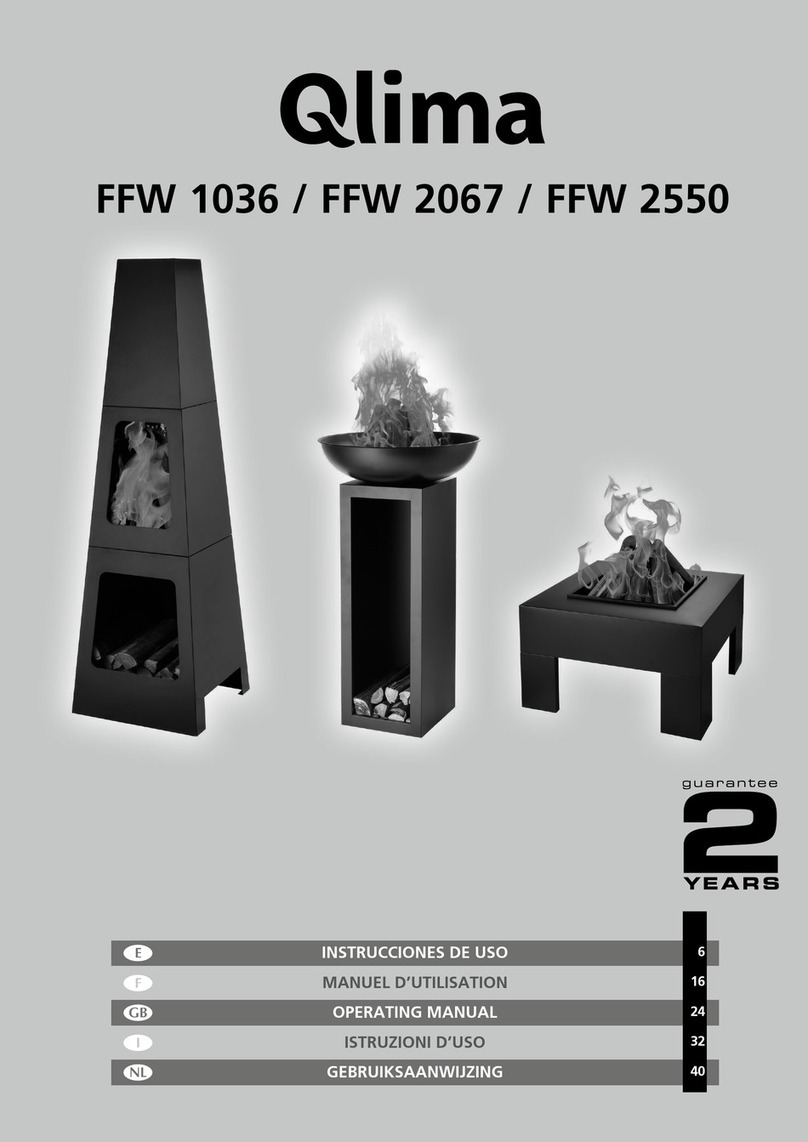 Qlima FFW 1036 operating manual