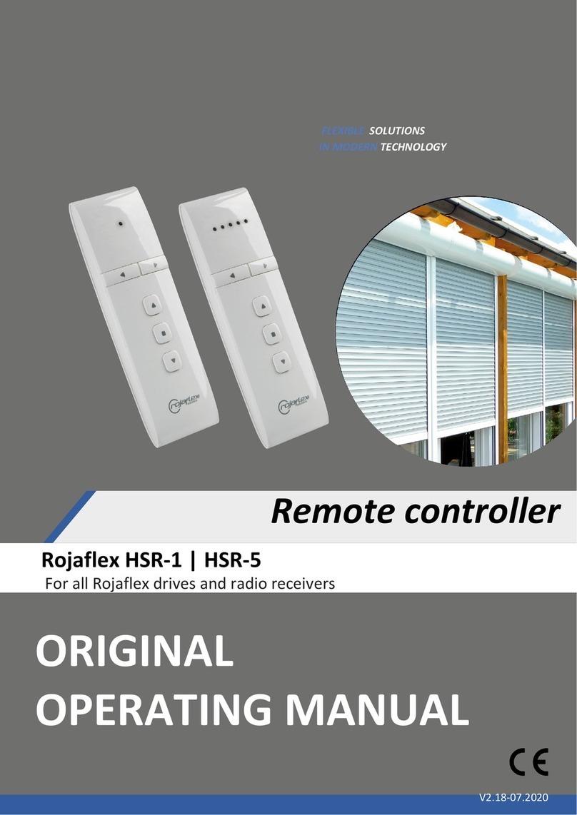 rojaflex HSR-1 operating manual