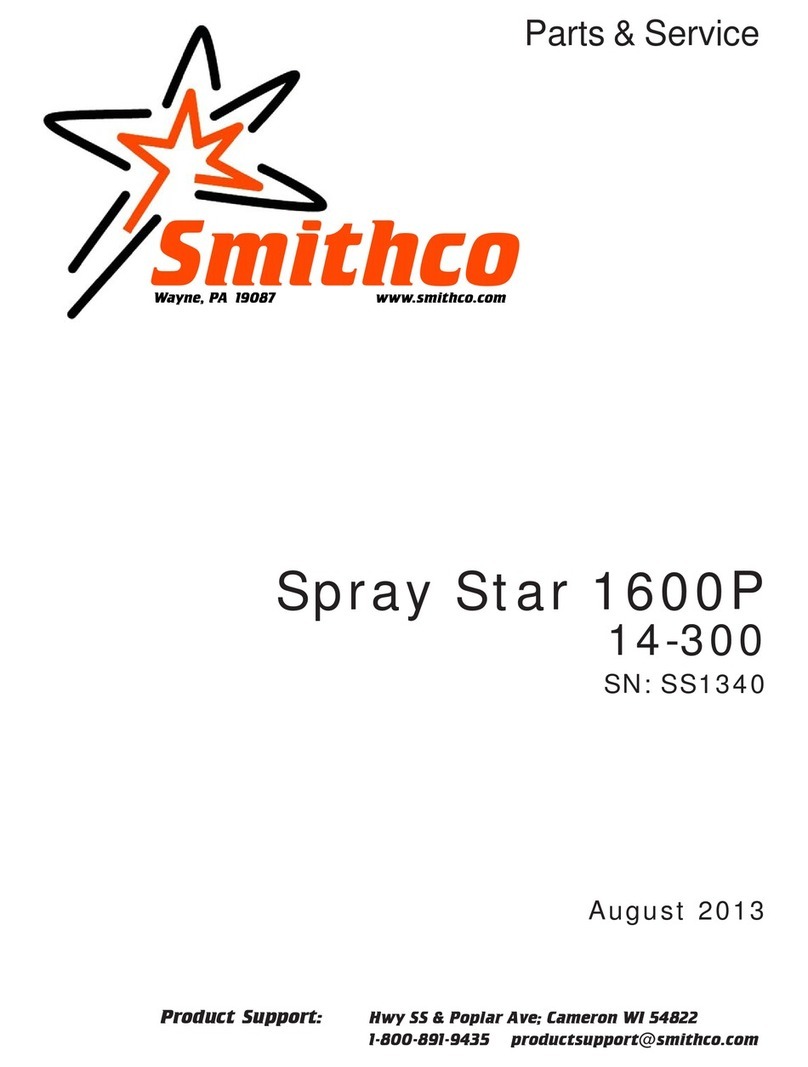 Smithco Spray Star 1600P Quick start guide