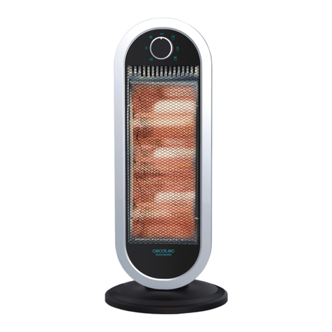 cecotec Ready Warm 7300 Quartz Sky instruction manual