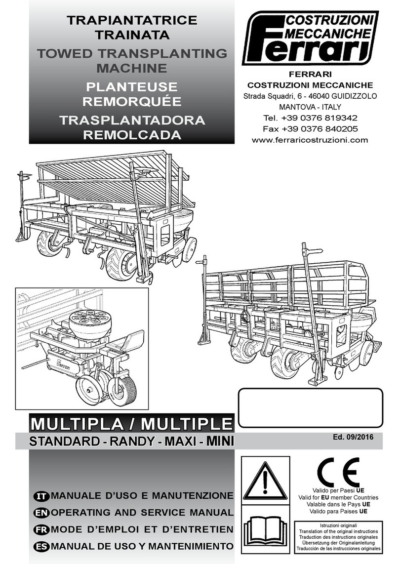 Ferrari MULTIPLE STANDARD Operating and service manual