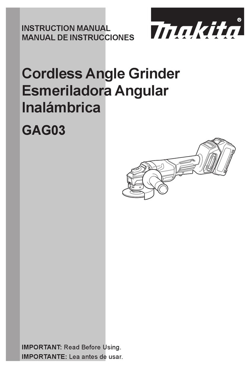 Makita GAG03 instruction manual