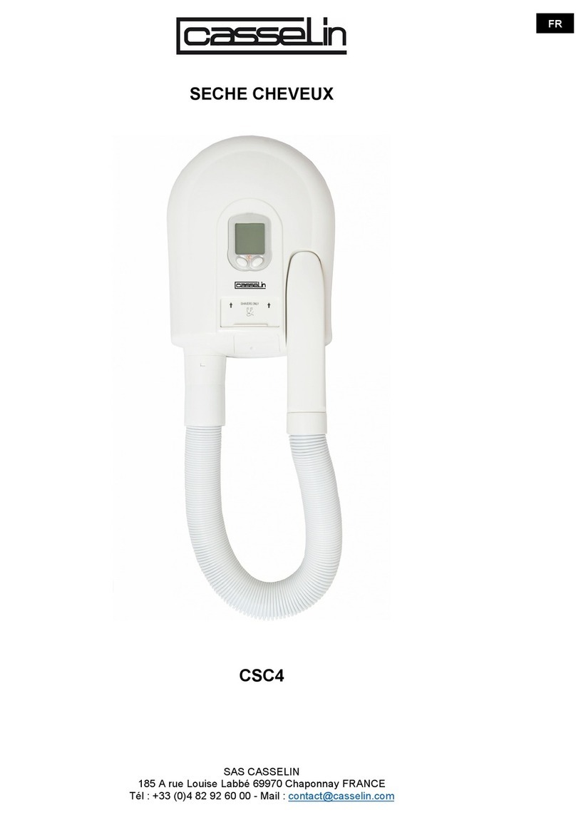 Casselin CSC4 operating instructions