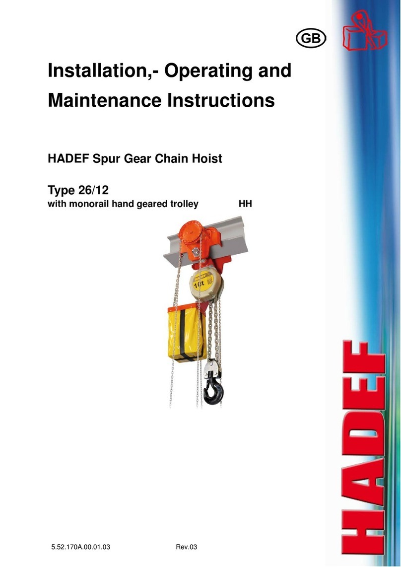 HADEF 26/12 HH Assembly instructions
