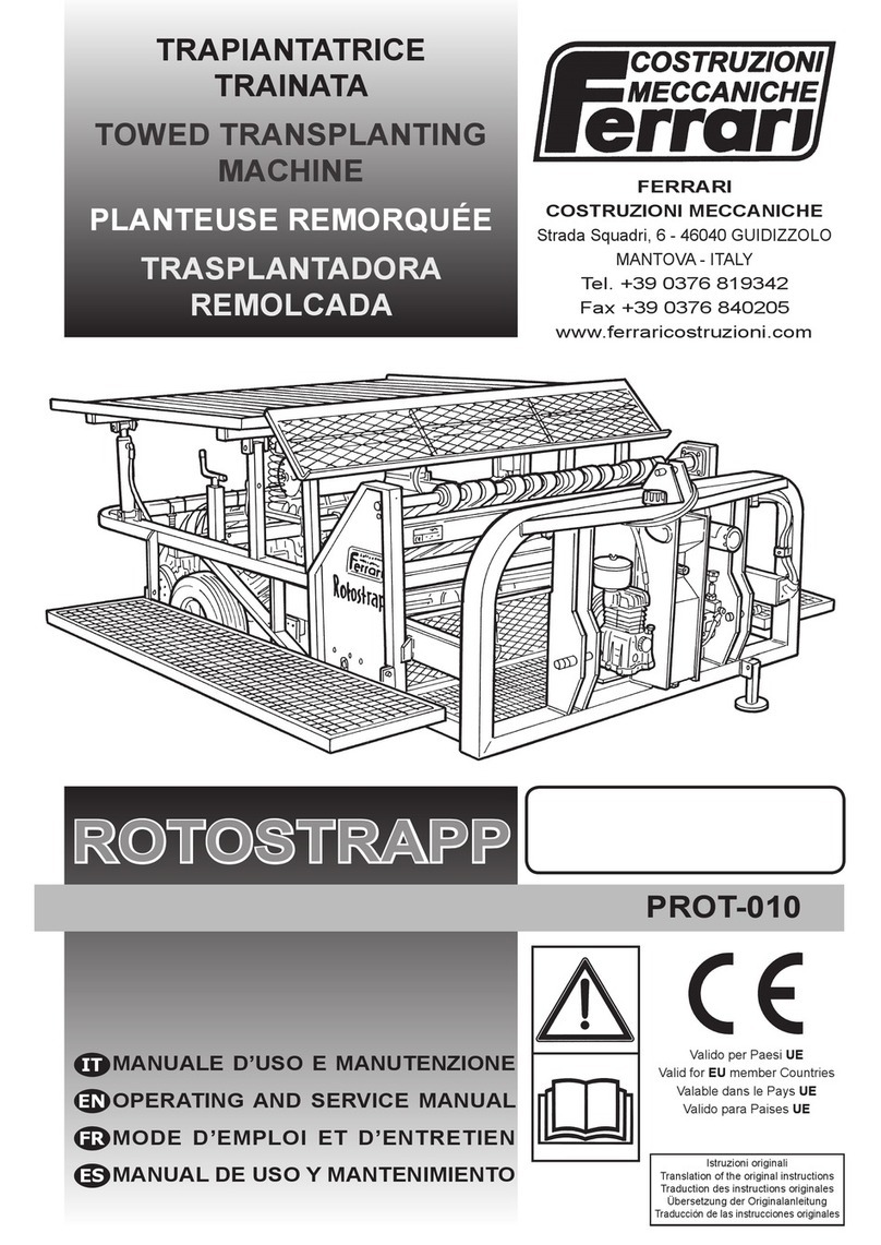 Ferrari ROTOSTRAPP Operating and service manual