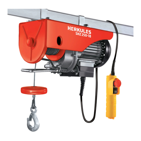 HERKULES SHZ 250 operating instructions