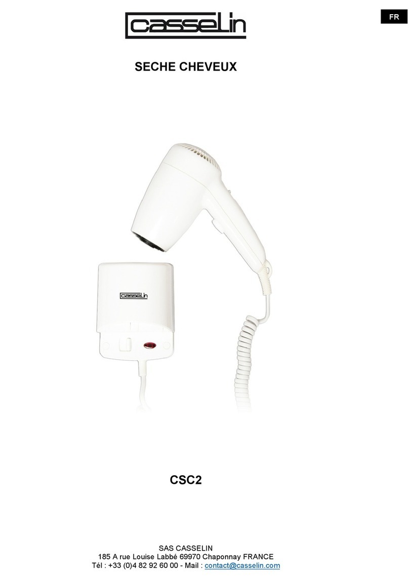 Casselin CSC2 operating instructions