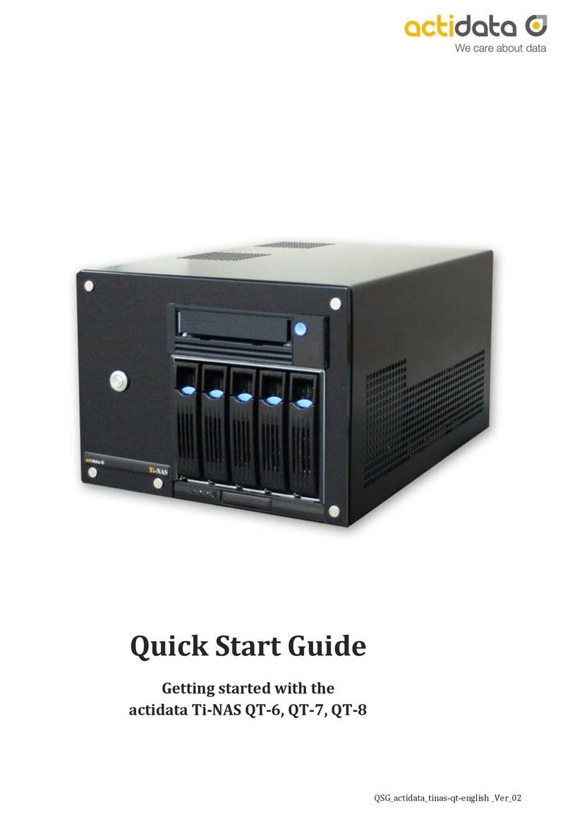 Actidata Ti-NAS QT-6 quick start guide
