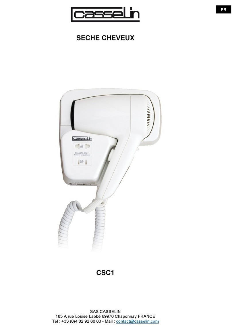 Casselin CSC1 operating instructions