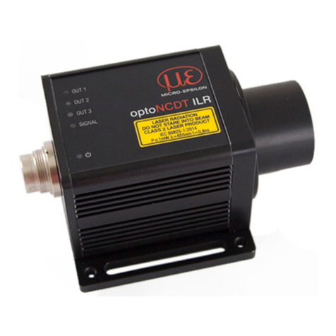 MICRO-EPSILON optoNCDT ILR2250 operating instructions