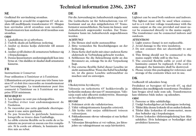 Konstsmide 2386 Manual