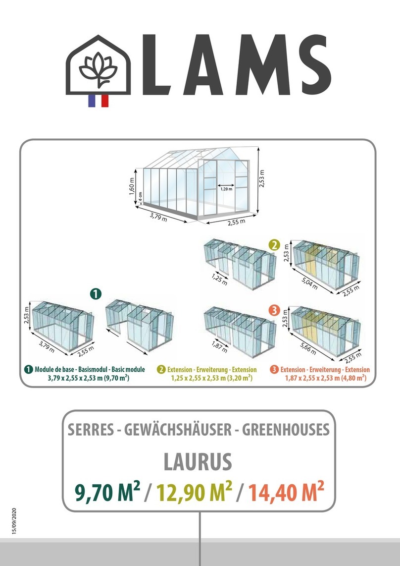 LAMS Laurus 9,70 M2 Assembly instructions