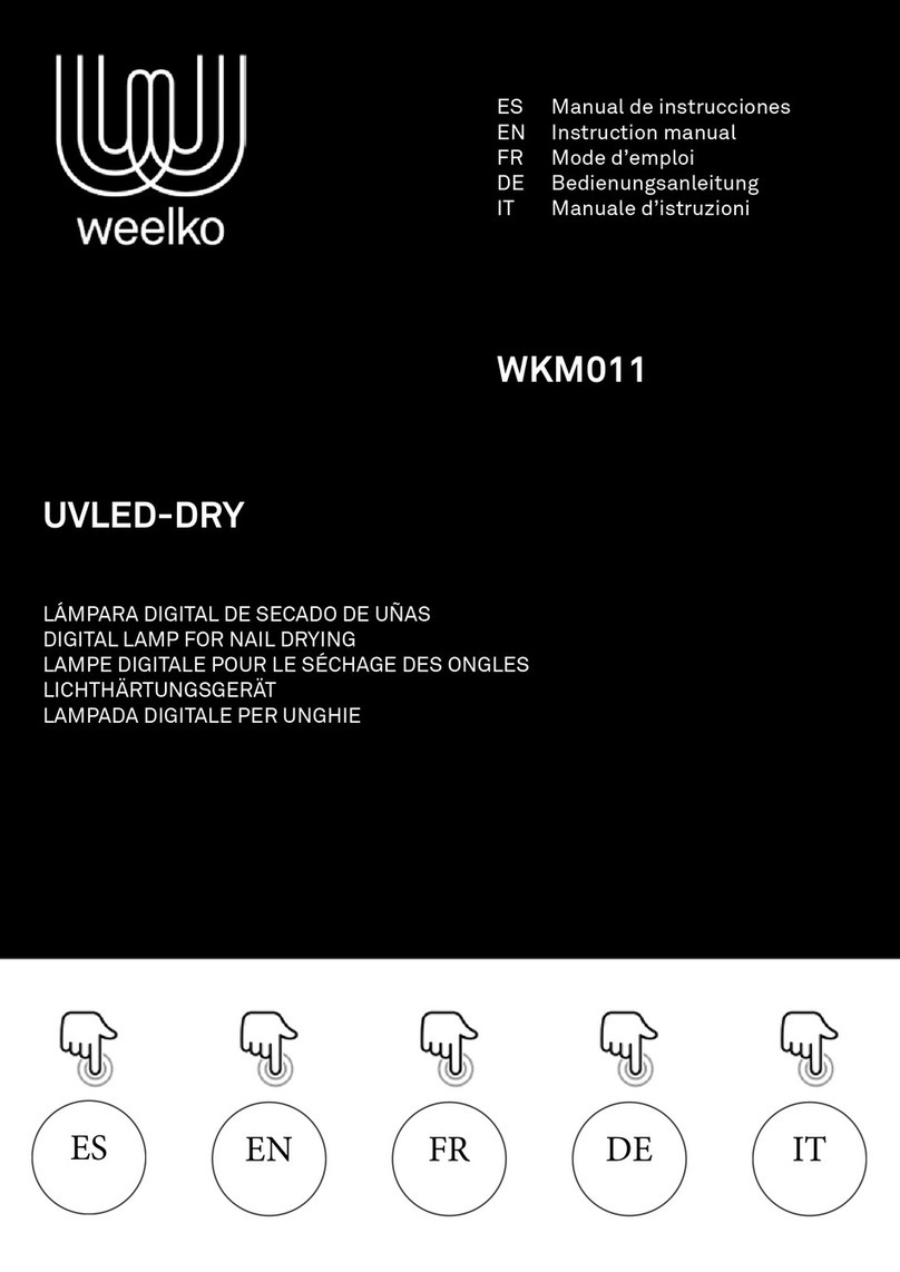 Weelko UVLED-DRY instruction manual