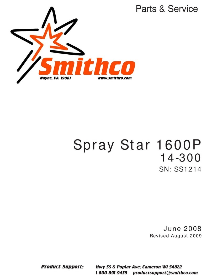 Smithco Spray Star 1600P Quick start guide