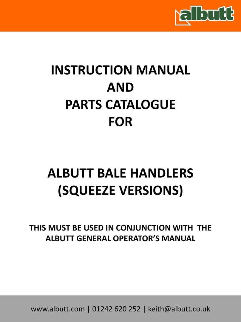 albutt F301 INSTRUCTION MANUAL AND PARTS CATALOGUE