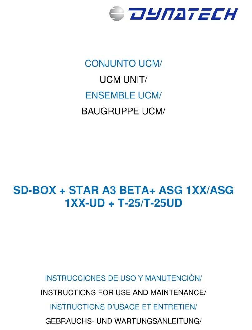 Dynatech ASG 1 Series Instructions for use and maintenance