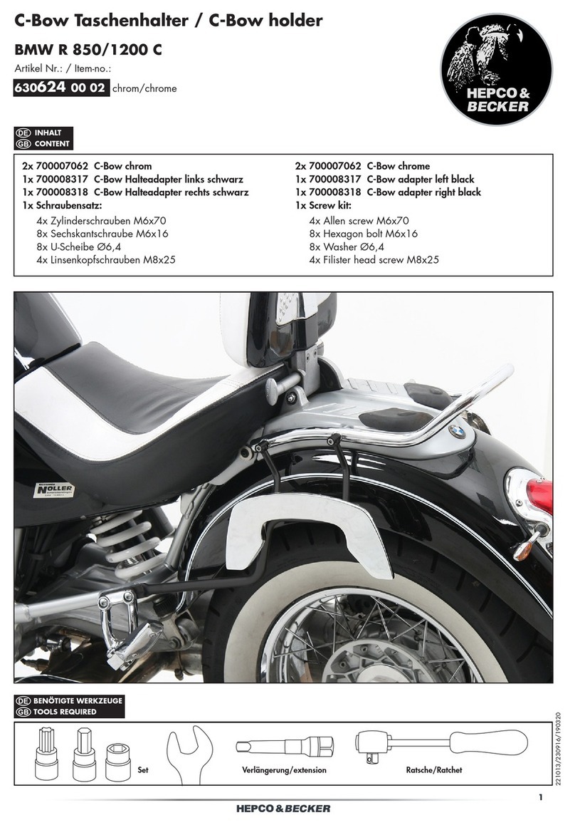 hepco & becker 630624 00 02 Mounting instructions