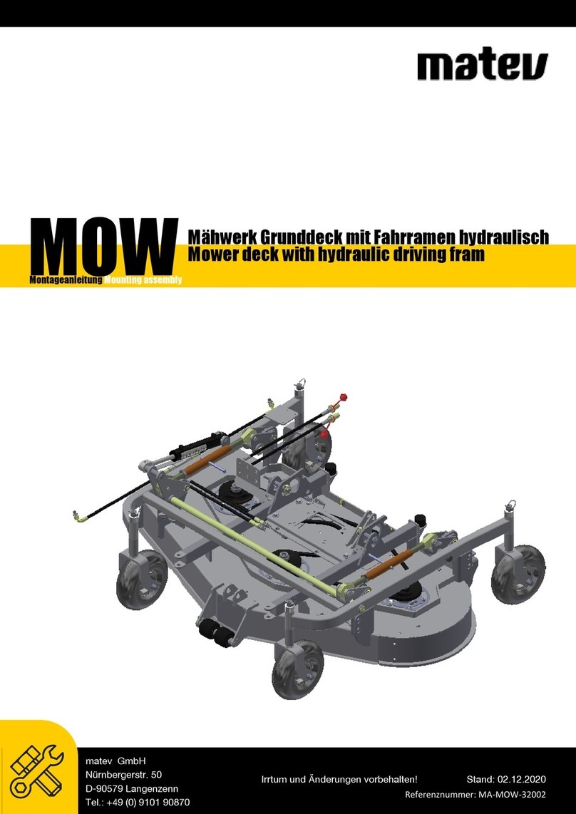 matev MOW 160 Mounting assembly