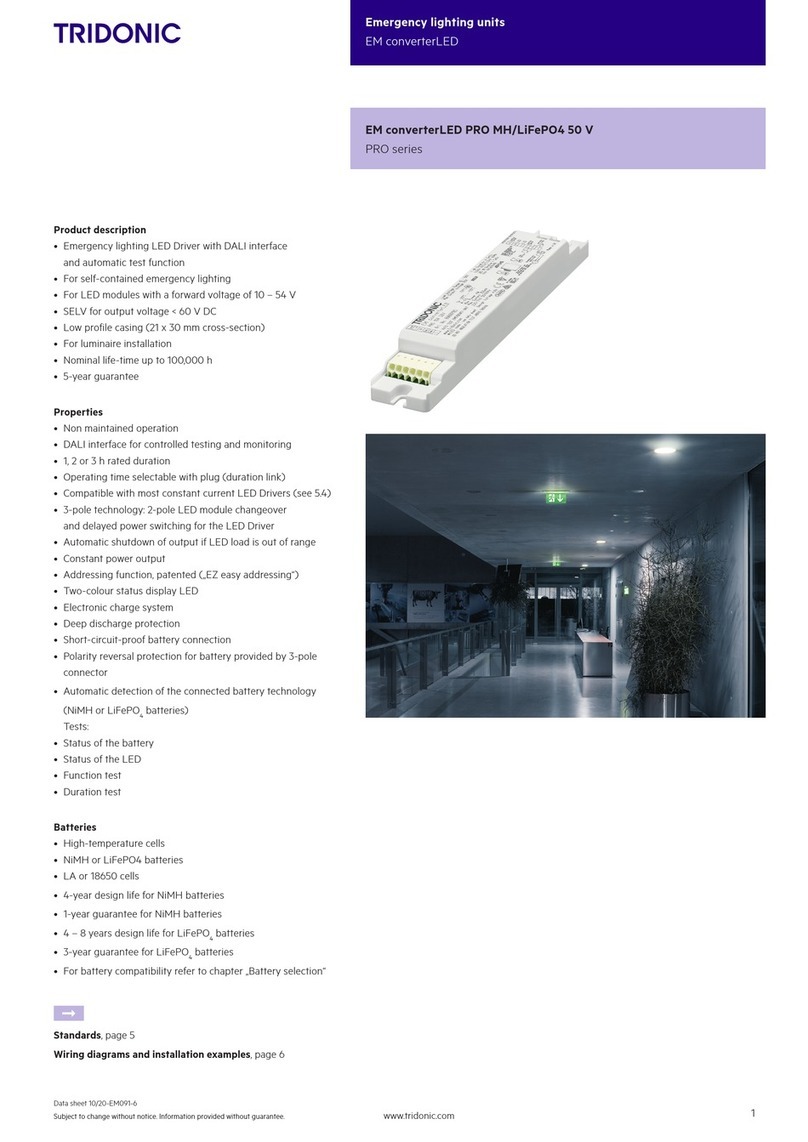 Tridonic PRO Series instructions