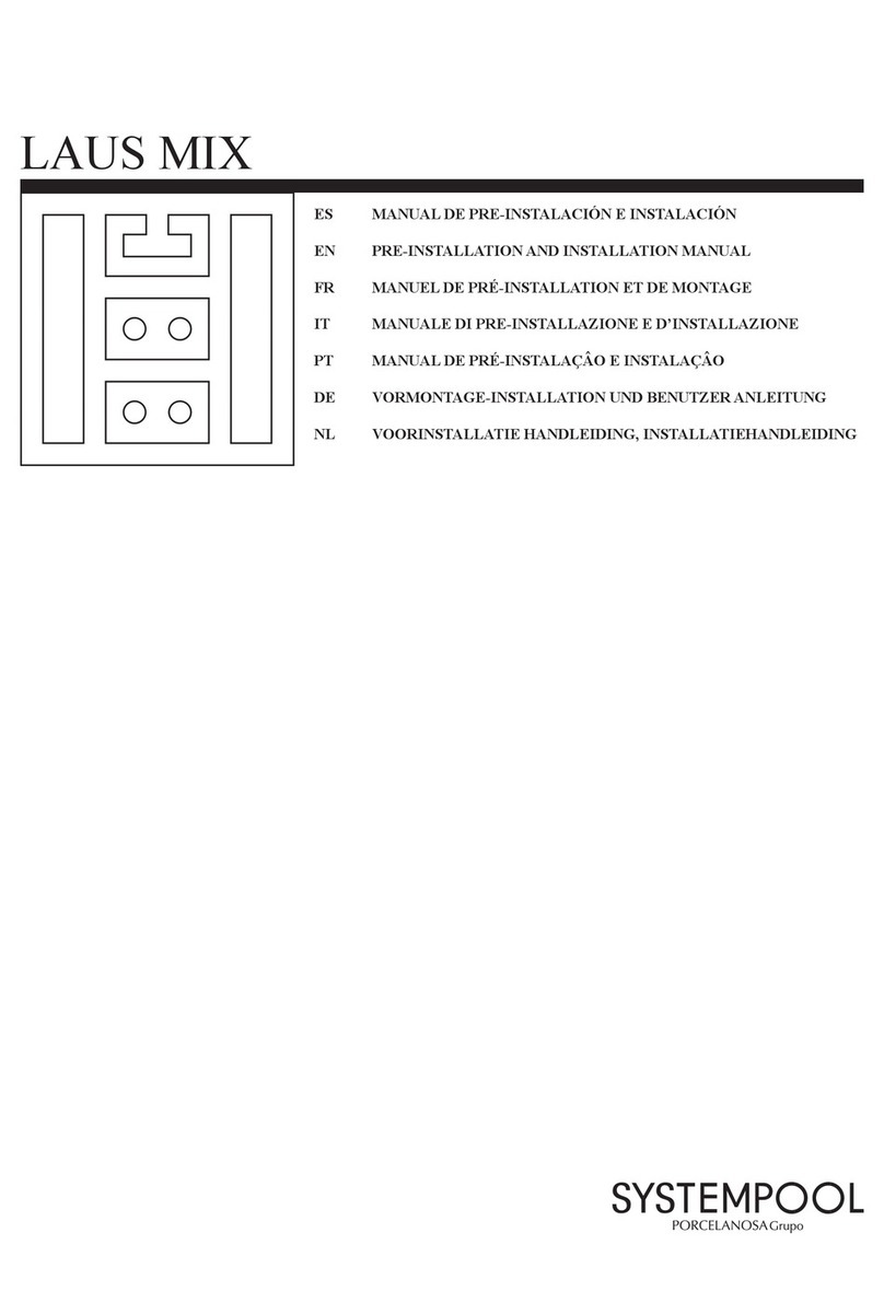 Porcelanosa SYSTEMPOOL LAUS MIX User manual