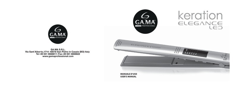 GAMA KERATION ELEGANCE user manual