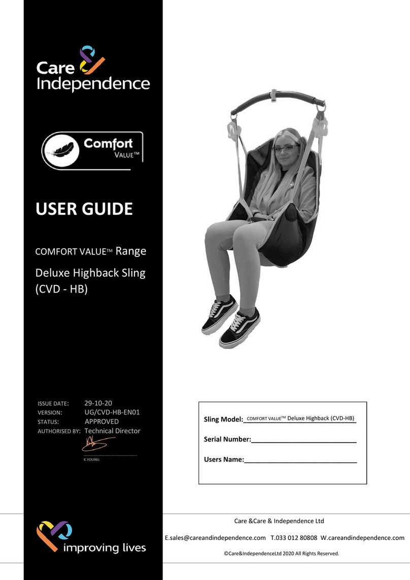 Care & Independence COMFORT VALUE Deluxe Highback user guide