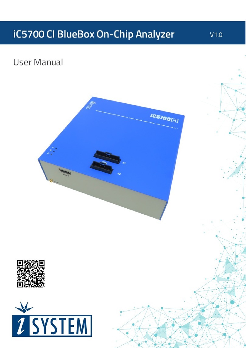iSystem iC5700 CI BlueBox user manual