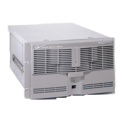 GRASS VALLEY Profile XP PVS1000 installation guide