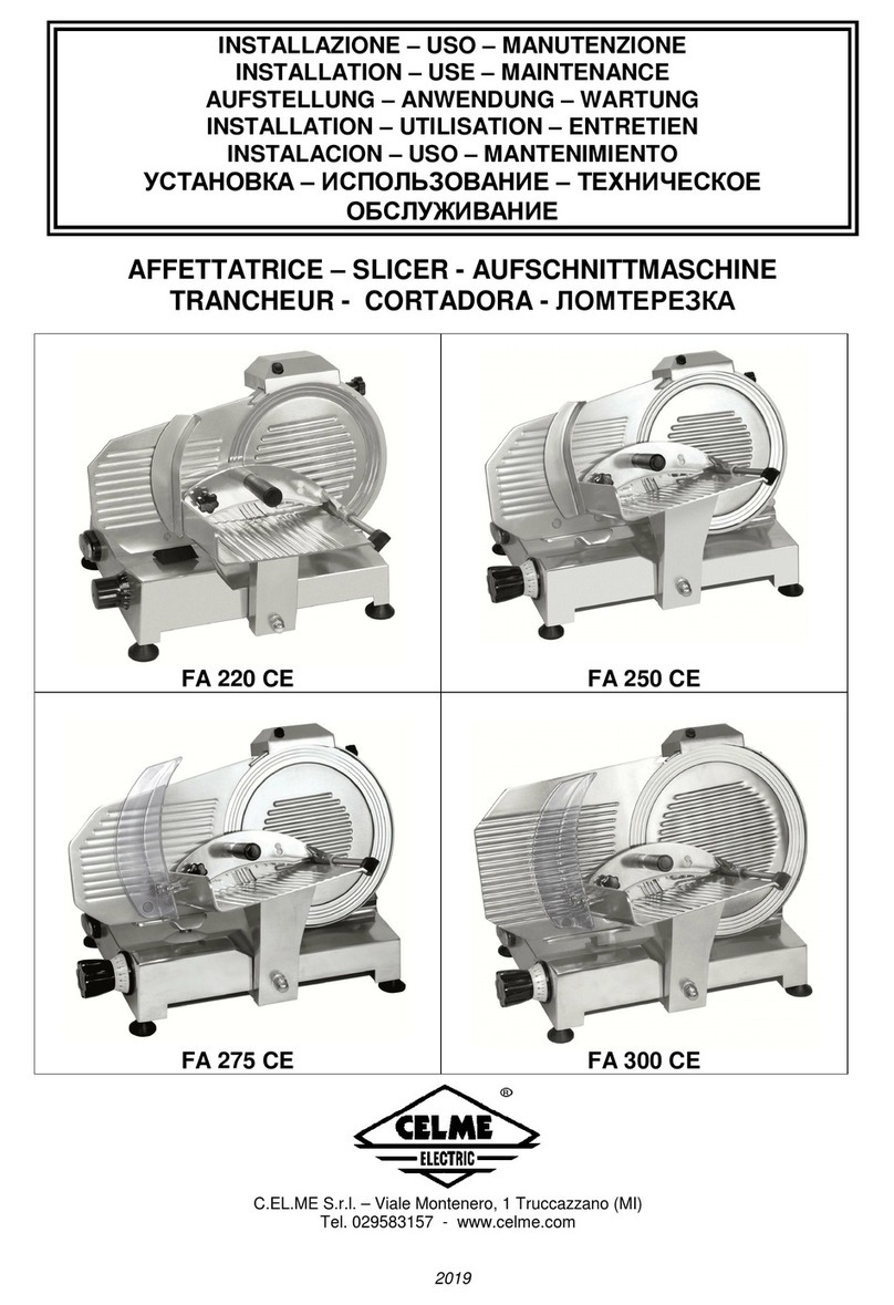 Celme FA 220 CE Installation - use - maintenance