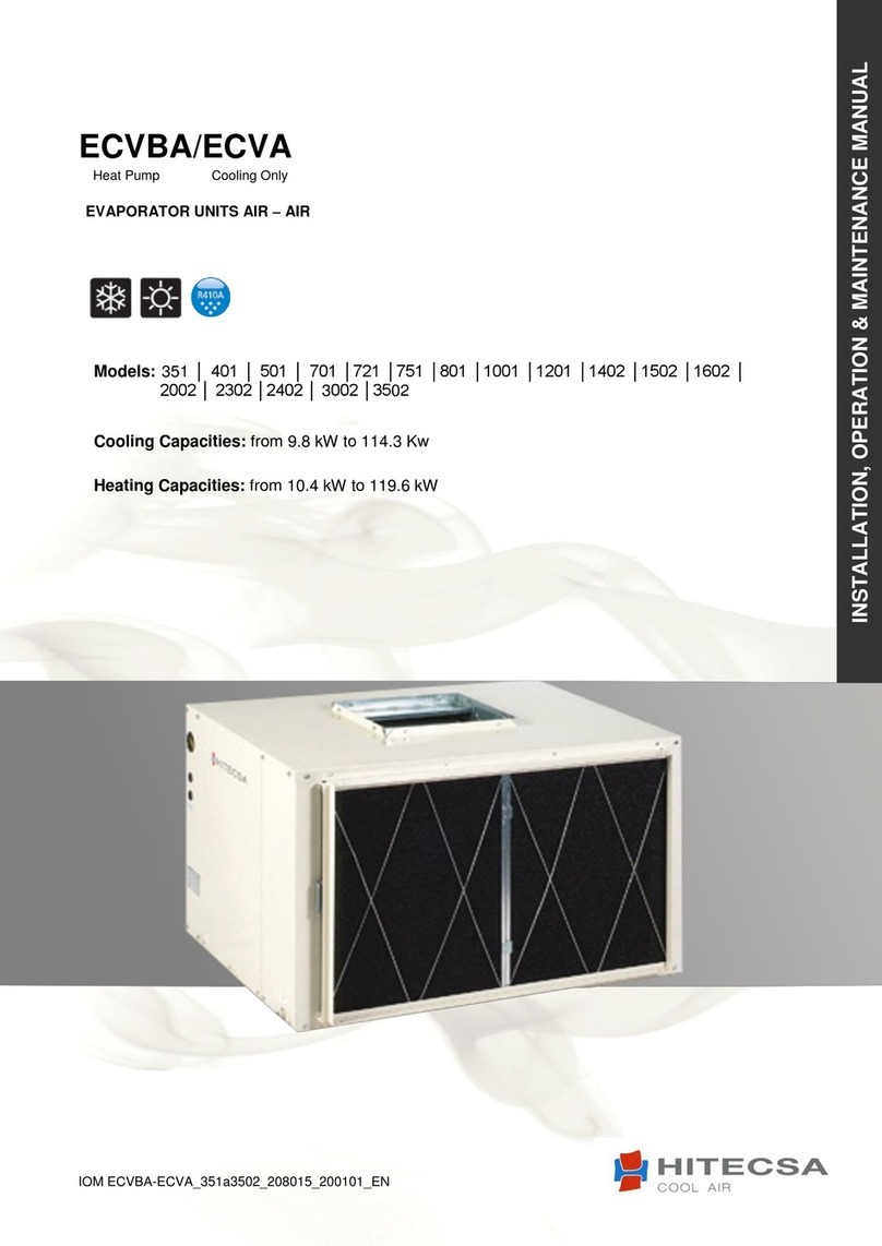Hitecsa ECVBA 351 Instruction manual