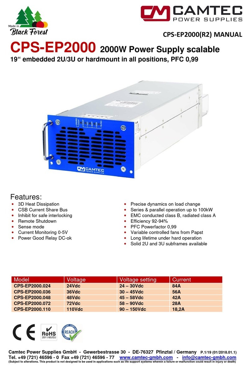 Camtec CPS-EP2000 manual