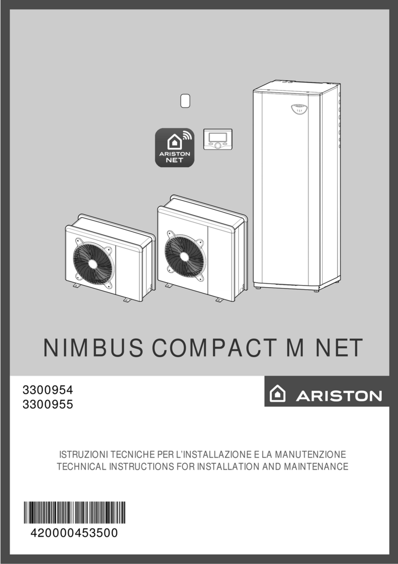 Ariston NIMBUS COMPACT M NET 40 M EXT Owner's manual