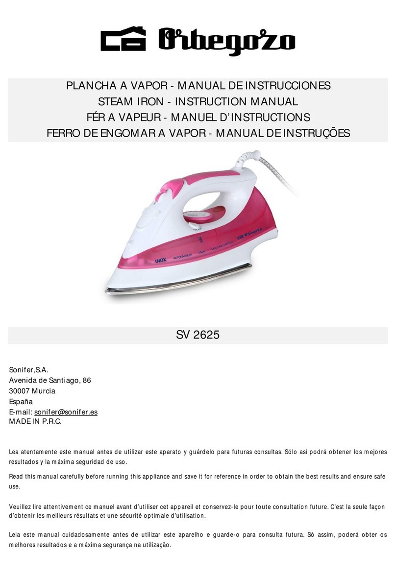 Orbegozo SV 2625 User manual