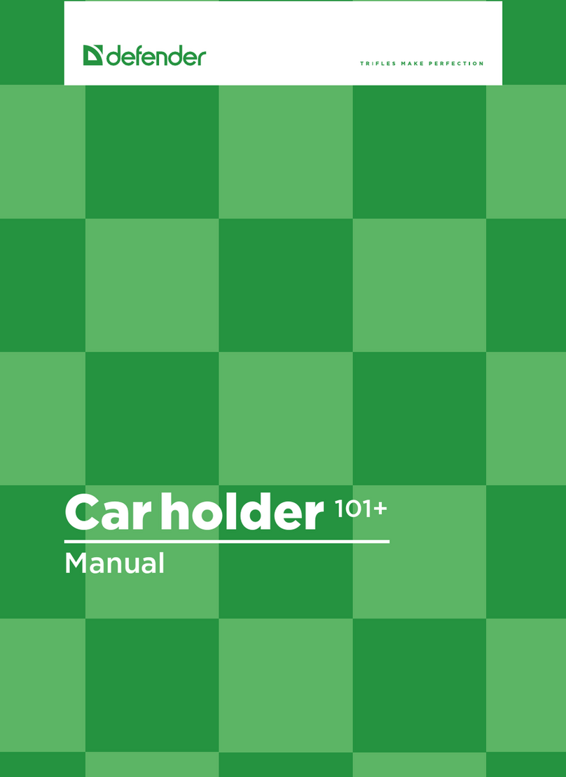 Defender Car holder 101+ manual