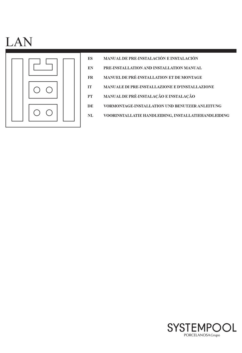 Porcelanosa SYSTEMPOOL GALLERY User manual
