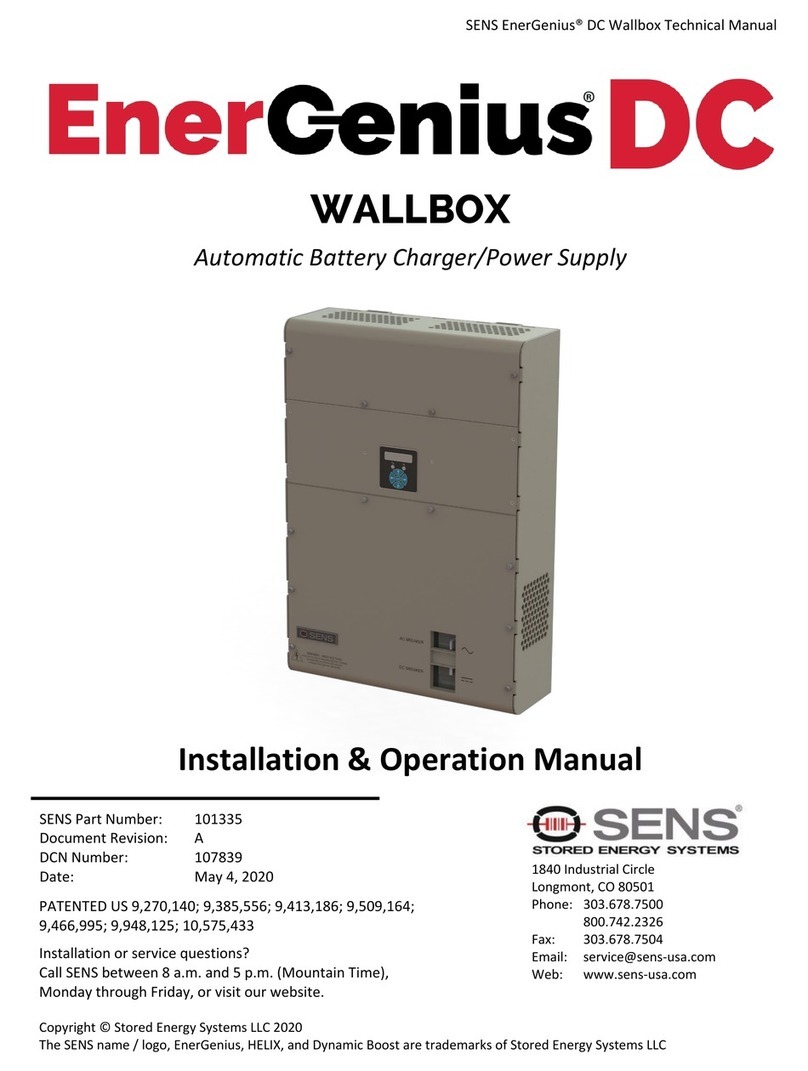 Sens EnerGenius DC User manual