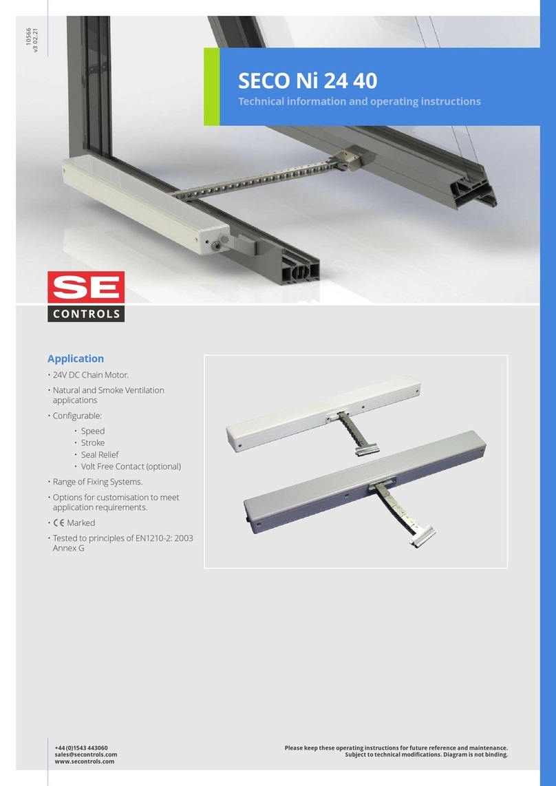 SE Controls SECO Ni 24 40 Technical information and operating instructions
