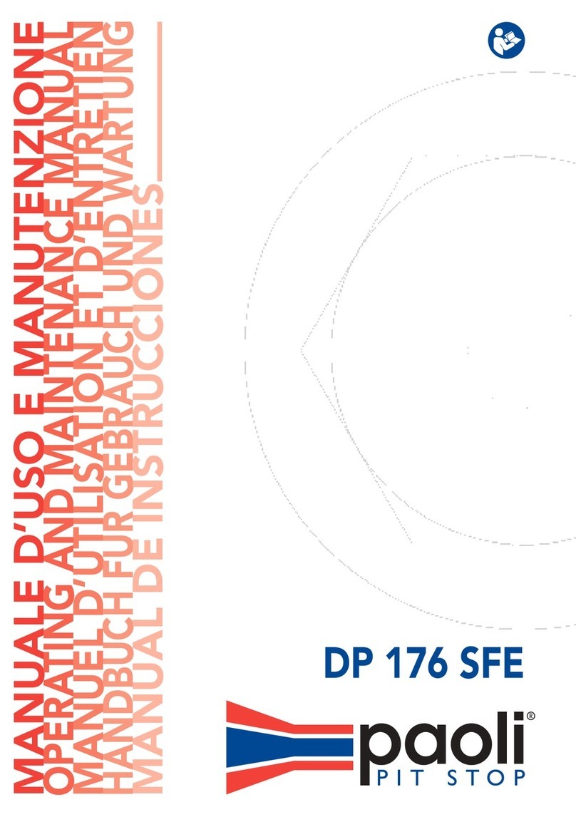 Paoli DP 176 SFE Operating instructions