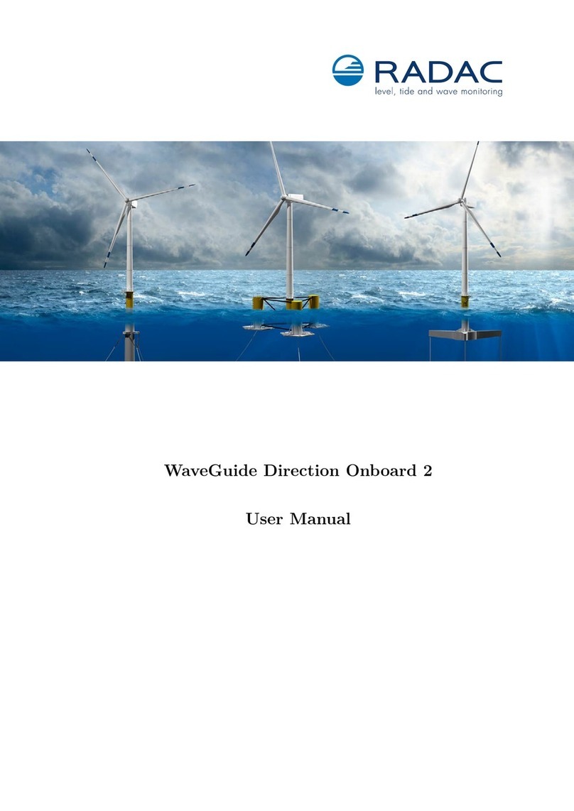 RADAC WaveGuide 5 Direction Onboard 2 user manual