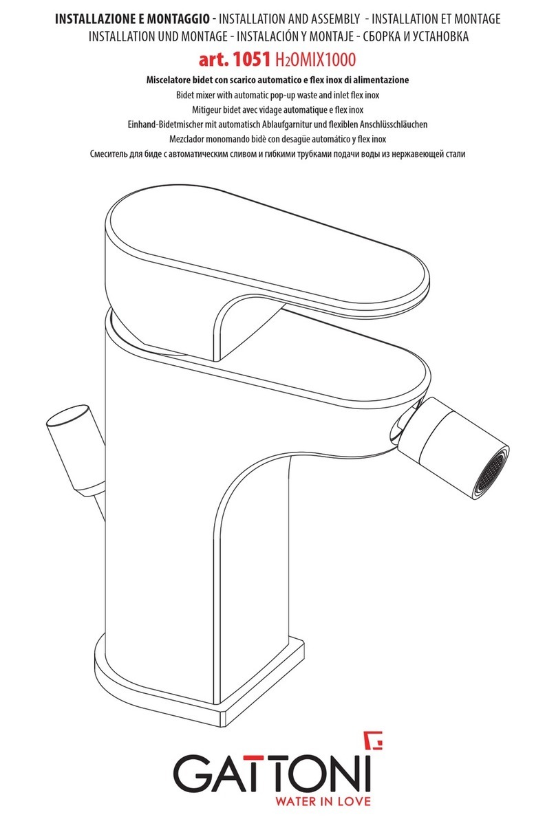 GATTONI H2OMIX1000 1051 Guide